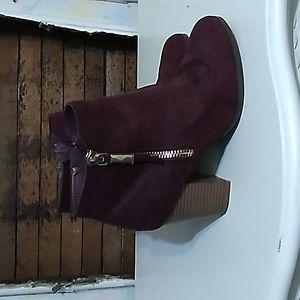 Suede ankle boots